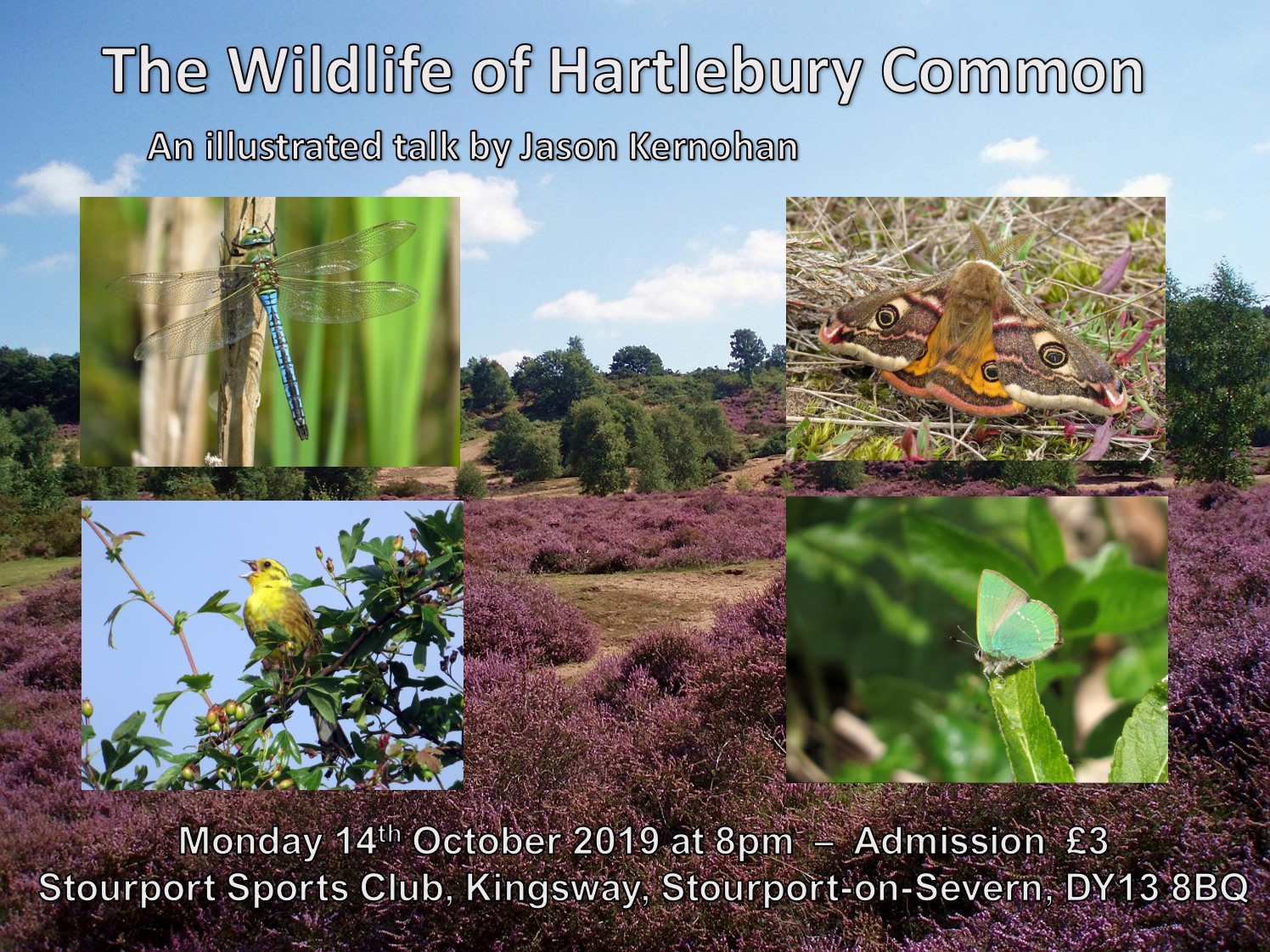 Monday 14th October 2019 Indoor Meeting Hartlebury Common Local Group
